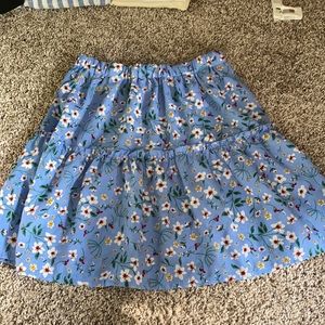 Light blue floral skirt!!!
